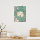 Poster Continent Antarctique (Cuisine)