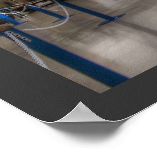 Poster Continental Airlines DC3 (Coin)