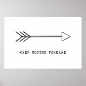 Poster Continuer à avancer (Devant)