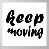 Poster Continuer à avancer (Devant)