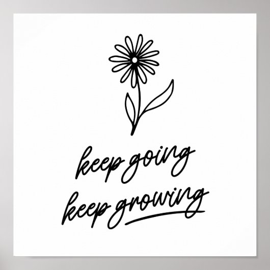 Poster Continuer à grandir (Devant)