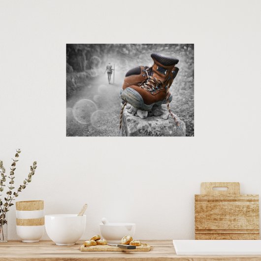 Poster Continuer à marcher (Cuisine)