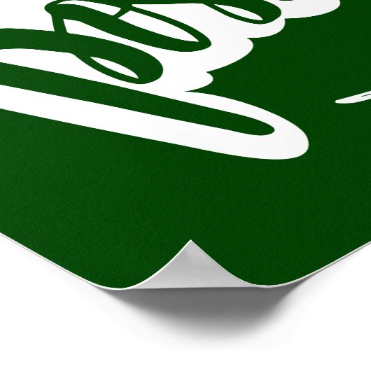 Poster Continuer à penser positivement (Coin)