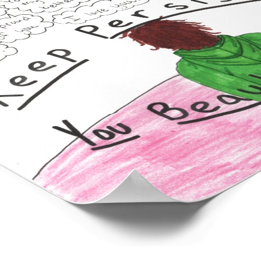 Poster Continuer à persister (Coin)