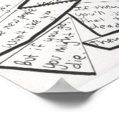 Poster Continuer à persister (anxiété) 18x24 (Coin)