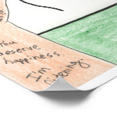 Poster Continuer à persister (dépression) 18x24 (Coin)