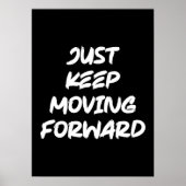 Poster Continuez À Avancer, Gym, Hustle, Succès (Devant)