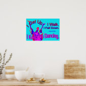 Poster Continuez à danser, imprimer (Cuisine)