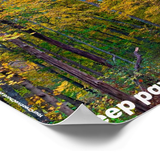 Poster Continuez à enregistrer votre propre chemin d'accè (Coin)