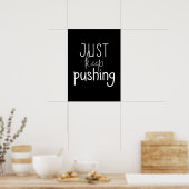 Poster Continuez À Pousser, Gym, Hustle, Motivation De Su (Cuisine)