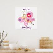 POSTER CONTINUEZ À SOURIR (Cuisine)