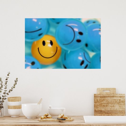 Poster Continuez à sourire (Cuisine)