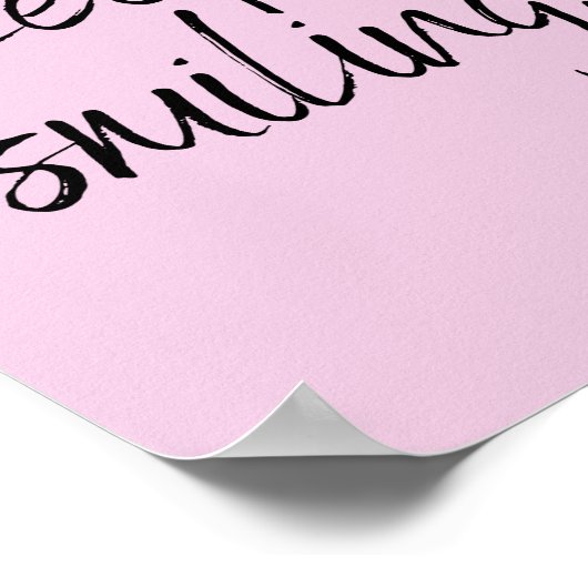 Poster Continuez À Sourire Sur La Vie Joyeuse (Coin)