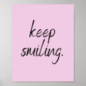 Poster Continuez À Sourire Sur La Vie Joyeuse (Devant)