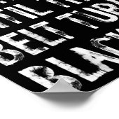 Poster Continuez à vous entraîner jusqu'à ce que la ceint (Coin)