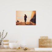 Poster Continuez - Fitness, Runner Motivational (Cuisine)