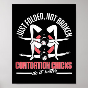 Poster Contorsionniste Contorsion Yoga Gymnastique Aérien