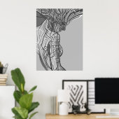 Poster contour (Bureau à domicile)