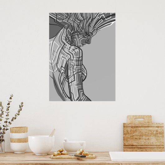 Poster contour (Cuisine)