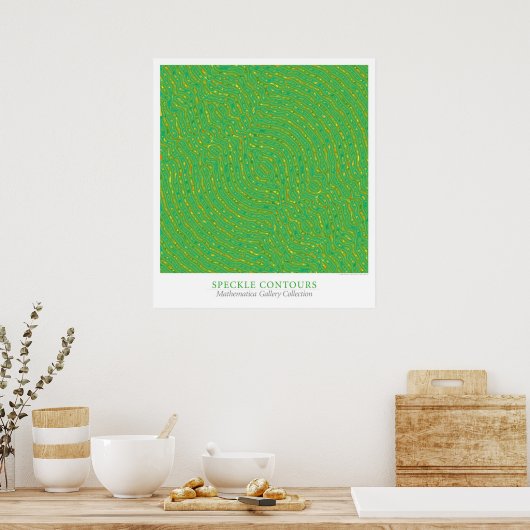 Poster Contours de spectre (Cuisine)