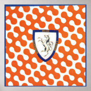 Poster Contrada del Leocorno (Licorne) Palio