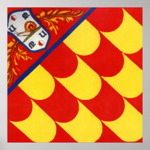 Poster Contrada della Chiocciola (Escargot) Palio