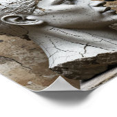 Poster Contrasting Plaster and Obsidian Busts (Coin)