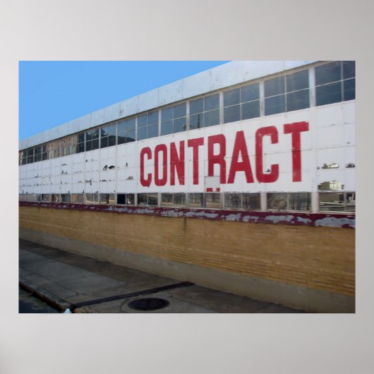 Poster Contrat (Devant)