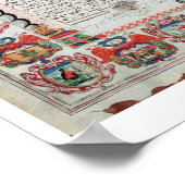 Poster Contrat de mariage juif (vellum) (Coin)