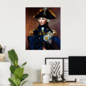 Poster Contre-amiral ~ Sir Horatio Nelson (Bureau à domicile)