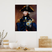 Poster Contre-amiral ~ Sir Horatio Nelson (Cuisine)