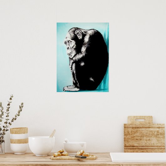 Poster contre le mur (Cuisine)