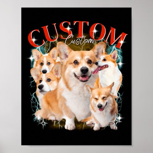 Poster Contrefaçon Animaux Chien Chat Drôle 1bk1 (Devant)