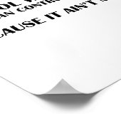 Poster Control What You Can Control Cause It Ain't Me Fun (Coin)