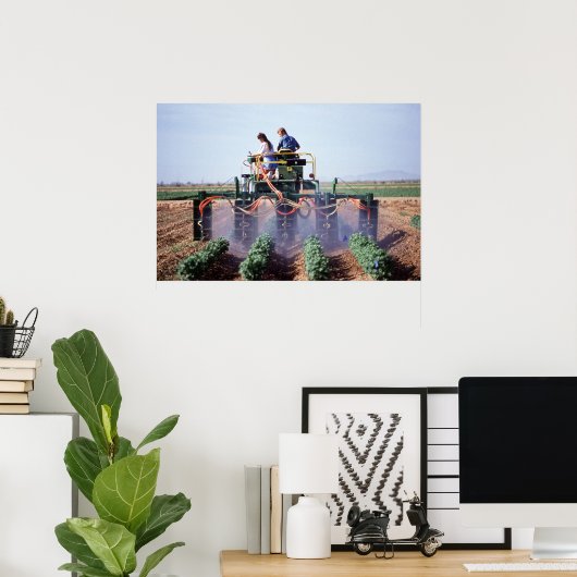 Poster Contrôle blanc (Bureau à domicile)