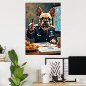 Poster Contrôle de mission : Français avec plan (Bureau à domicile)