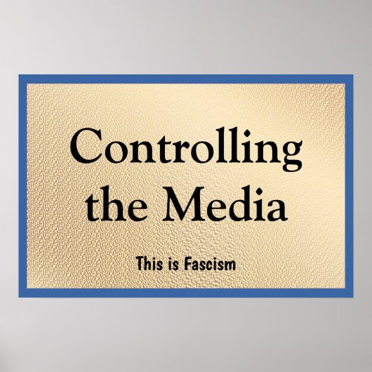 Poster Contrôler les médias (Devant)