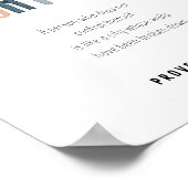 Poster Contrôler soi-même le fruit de l'affiche spirituel (Coin)