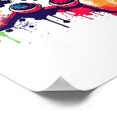 Poster Contrôler Toutes Les Choses Jeux Vidéo Contrôleur  (Coin)