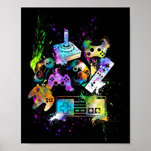Poster Contrôler Toutes Les Choses Video Game Controller (Devant)