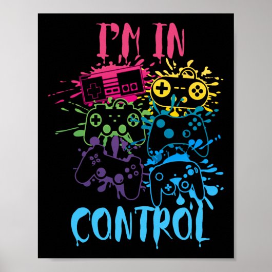 Poster Contrôler Toutes Les Choses Video Game Controller  (Devant)