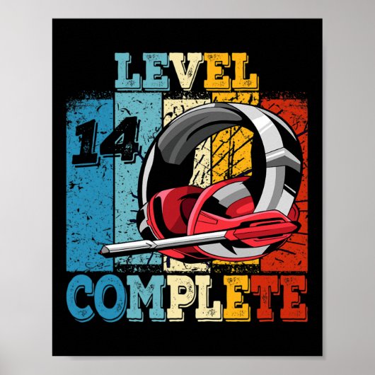 Poster Contrôleur de jeu complet de niveau 14 déverrouill (Devant)