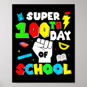Poster Contrôleur De Jeu Niveau 100 Jours De L'École Déve
