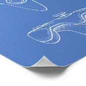 Poster Contrôleur Game 1996 Brevet d'art Plan directeur (Coin)