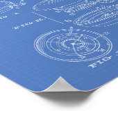 Poster Contrôleur Joystick 1985 Brevet d'art Plan directe (Coin)