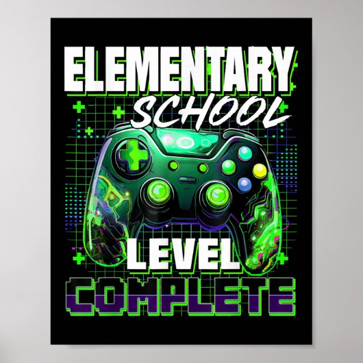 Poster Contrôleur Niveau élémentaire de l'école complète (Devant)
