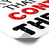 Poster Contrôlez l'affiche folle et drôle (Coin)