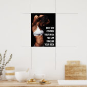 Poster Contrôlez votre esprit, conquérir votre corps (Cuisine)