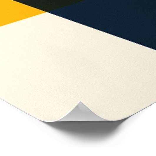 Poster Controlled Chaos Grid Geometric Abstract Art (Coin)