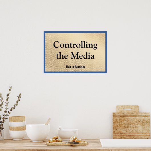 Poster Controlling the Media (Cuisine)